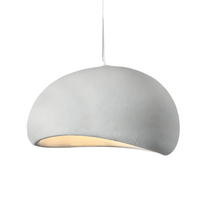 Wabi-Sabi Pendant Light — Sculptural Fibreglass Shade