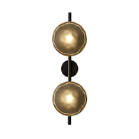 Tide Ripple Glass Wall Light — Stacked Disc LED Wall Sconce