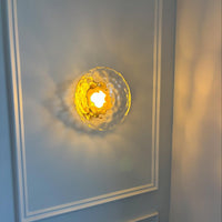 Tide Ripple Glass Wall Light — Stacked Disc LED Wall Sconce