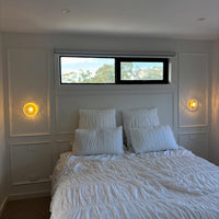 Tide Ripple Glass Wall Light — Stacked Disc LED Wall Sconce