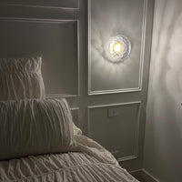 Tide Ripple Glass Wall Light — Stacked Disc LED Wall Sconce