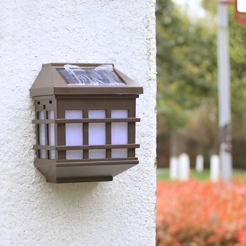 Solar Sensor Wall Light — Dusk-to-Dawn LED Outdoor Lamp