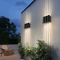 WavyGlow | Modern Elegant Aluminum Outdoor Up-Down Wall Light 2