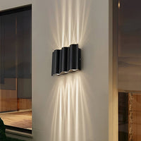 WavyGlow | Modern Elegant Aluminum Outdoor Up-Down Wall Light 3
