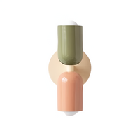 Colourful Up and Down Wall Light — Double Head Iron Sconce