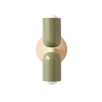 Colourful Up and Down Wall Light — Double Head Iron Sconce