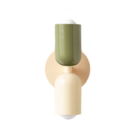Colourful Up and Down Wall Light — Double Head Iron Sconce