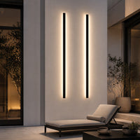 Long LED Strip Wall Light — Dimmable Outdoor Linear Sconce, IP65