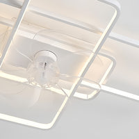 7-blade clear ceiling fan with dimmable LED light – view 14
