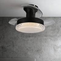 52 cm 3-blade ceiling fan with dimmable light – view 12