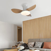 Low-profile 3-blade ceiling fan with dimmable light – view 5
