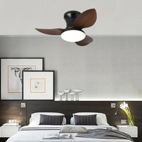 Low-profile 3-blade ceiling fan with dimmable light – view 7