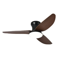 Low-profile 3-blade ceiling fan with dimmable light – view 16