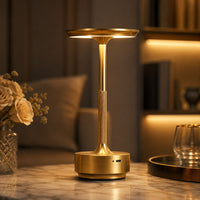 Cordless Touch Table Lamp — 3 Light Colours, Rechargeable Aluminium