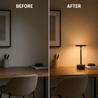 Cordless Touch Table Lamp — 3 Light Colours, Rechargeable Aluminium