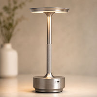 Cordless Touch Table Lamp — 3 Light Colours, Rechargeable Aluminium