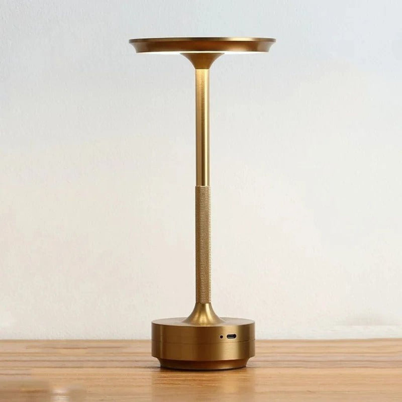 Cordless Touch Table Lamp — 3 Light Colours, Rechargeable Aluminium