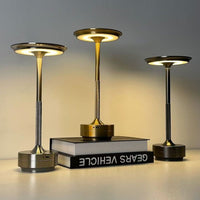Cordless Touch Table Lamp — 3 Light Colours, Rechargeable Aluminium