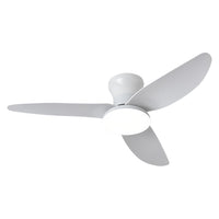Low-profile 3-blade ceiling fan with dimmable light – view 13