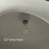 Wabi-Sabi Pendant Light — Sculptural Fibreglass Shade