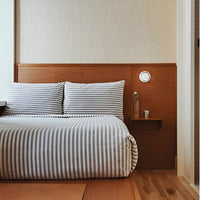 Dimpled Glass Wall Light — Dusk-to-Dawn LED Night Sconce