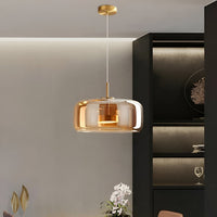 Smoked Glass Pendant Light — Hand-Blown Glass, Single or Trio