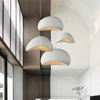 Wabi-Sabi Pendant Light — Sculptural Fibreglass Shade