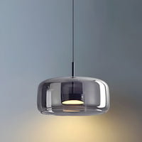 Smoked Glass Pendant Light — Hand-Blown Glass, Single or Trio