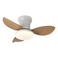 Low-profile 3-blade ceiling fan with dimmable light – view 11