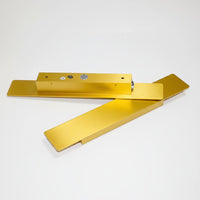Gold LED Outdoor Wall Light — Slim Aluminium Bar, IP65