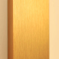 Gold LED Outdoor Wall Light — Slim Aluminium Bar, IP65