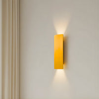 Gold LED Outdoor Wall Light — Slim Aluminium Bar, IP65