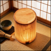 Cordless Wooden Table Lamp — Rechargeable Touch Lamp, 3 Brightness Levels