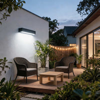 Linear Outdoor Wall Light — Wall-Washing LED Bar, IP65