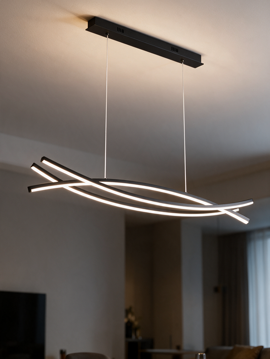 AetherWave LED linear pendant light