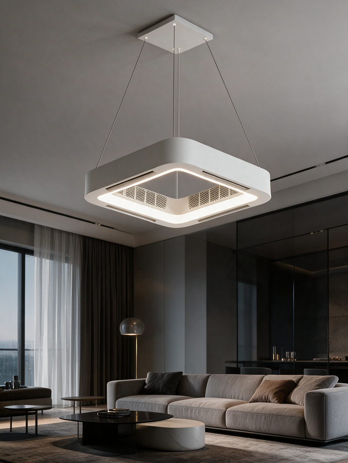Bladeless Ceiling Fans with Light