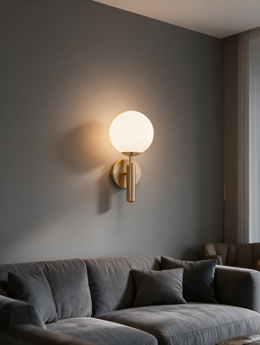 Orbelle | Glass Ball Wall Sconce, LED G45