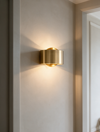 AuroraGold gold iron wall sconce