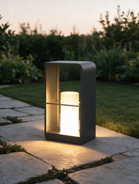 Nocturna solar or hardwired outdoor lantern