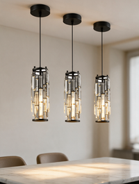 CrystalAura crystal glass mini pendant light — view 2