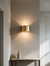 AuroraGold gold iron wall sconce — view 4