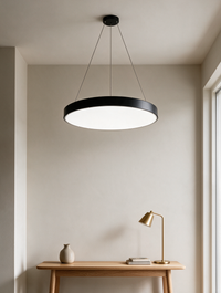 Modern round pendant light — view 4