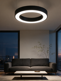 Modern LED ring ceiling light — view 3