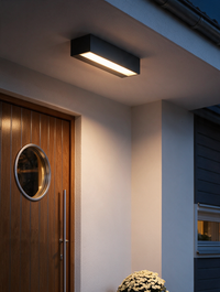 Aegis IP65 outdoor linear wall light — view 4