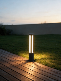 SolaraStone LED cylindrical bollard light — view 4