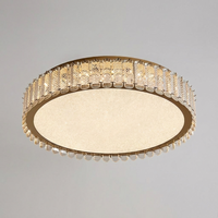 Luminara Crystal LED Flush Mount Ceiling Light — alternate angle