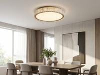 Luminara Crystal LED Flush Mount Ceiling Light — lifestyle