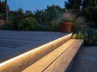 LuminaraFlex Waterproof Outdoor LED Recessed Strip Light — lifestyle