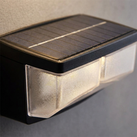 EcoLuma Solar Outdoor Wall Light — close-up detail