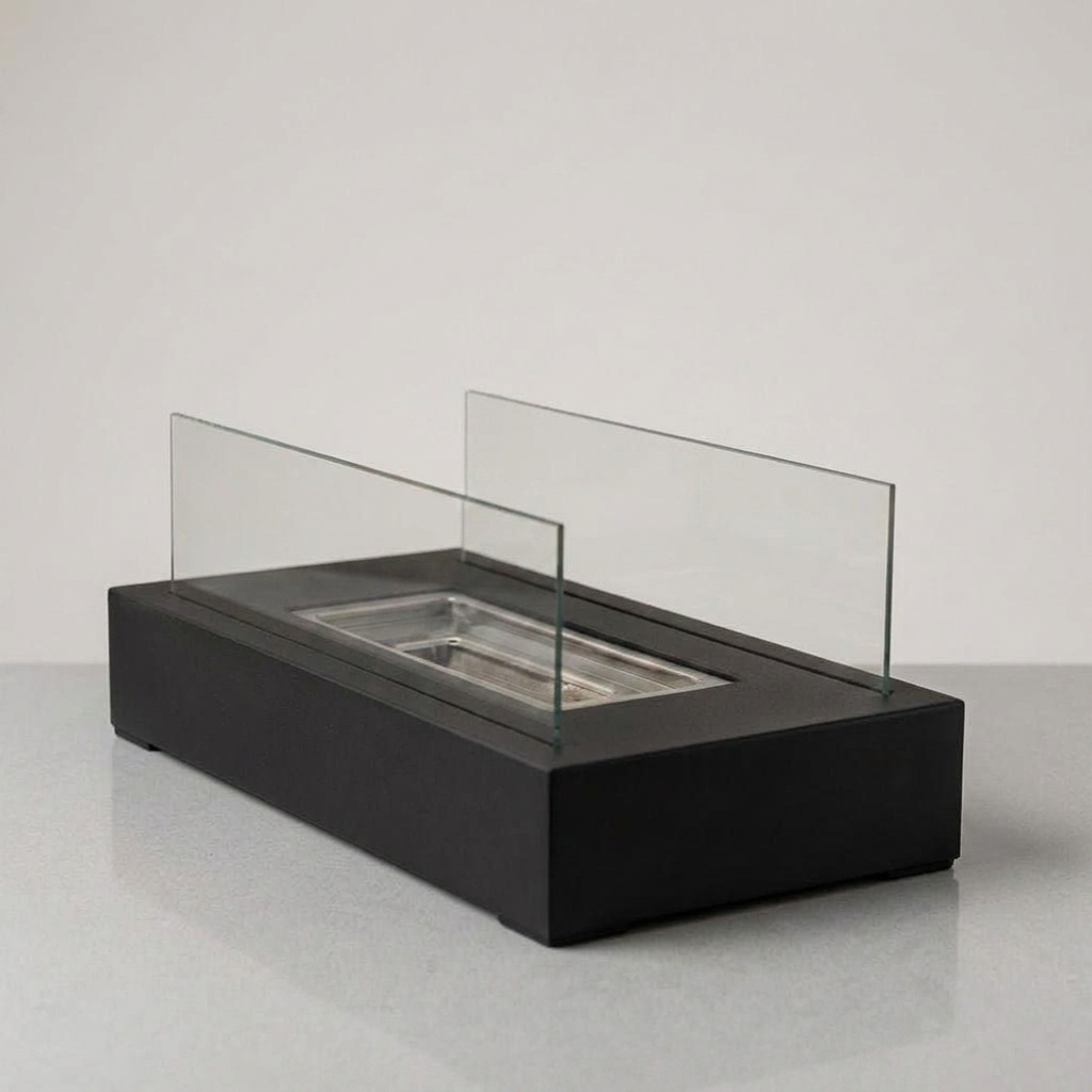 FlameAura | Stylish Portable Minimalist Tabletop Fire Pit for Indoor Outdoor Use